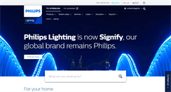 Desktop Screenshot of lighting.philips.co.uk