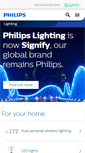 Mobile Screenshot of lighting.philips.co.uk