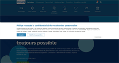 Desktop Screenshot of philips.fr