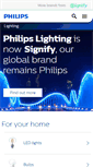 Mobile Screenshot of lighting.philips.co.za