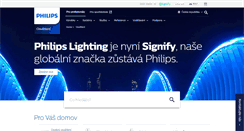 Desktop Screenshot of lighting.philips.cz