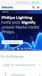 Mobile Screenshot of lighting.philips.at