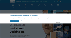 Desktop Screenshot of philips.be
