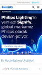 Mobile Screenshot of lighting.philips.com.tr