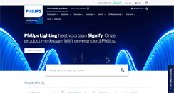 Desktop Screenshot of lighting.philips.nl
