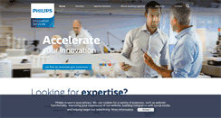 Desktop Screenshot of innovationservices.philips.com