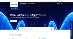 Desktop Screenshot of lighting.philips.com.pe