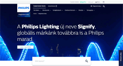 Desktop Screenshot of lighting.philips.hu