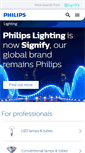 Mobile Screenshot of lighting.philips.com.au