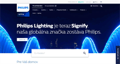Desktop Screenshot of lighting.philips.sk