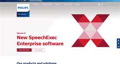 Desktop Screenshot of dictation.philips.com