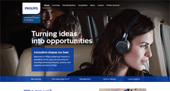 Desktop Screenshot of ip.philips.com