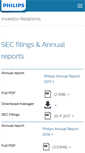 Mobile Screenshot of annualreport2011.philips.com